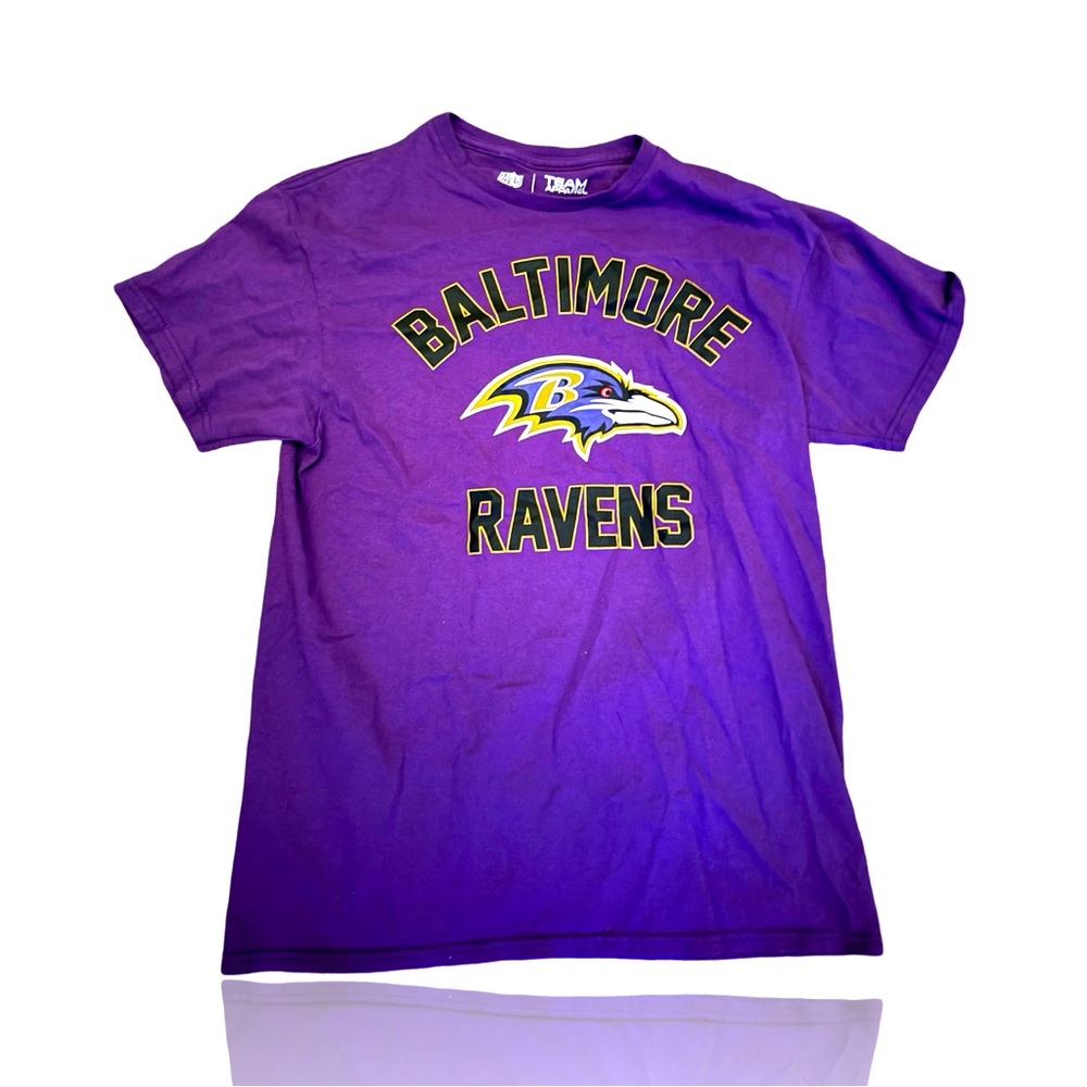 NFL: Baltimore Ravens Logo T-Shirt: Adult Medium: Lamar Jackson: AFC Champs